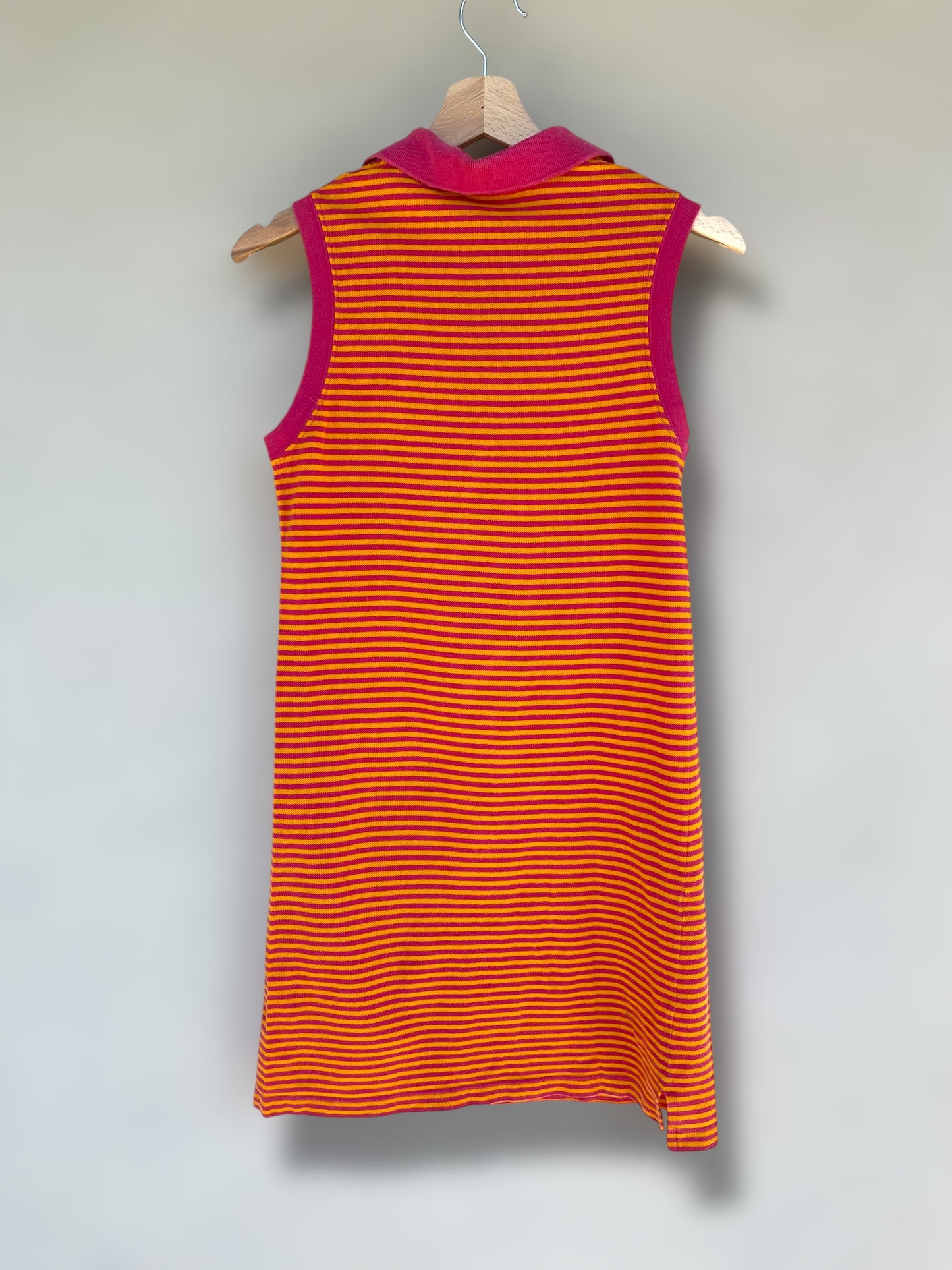 Lacoste vintage striped polo mini dress