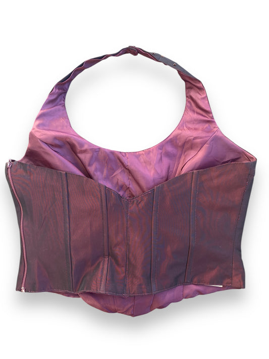 Vintage festive unique corset top