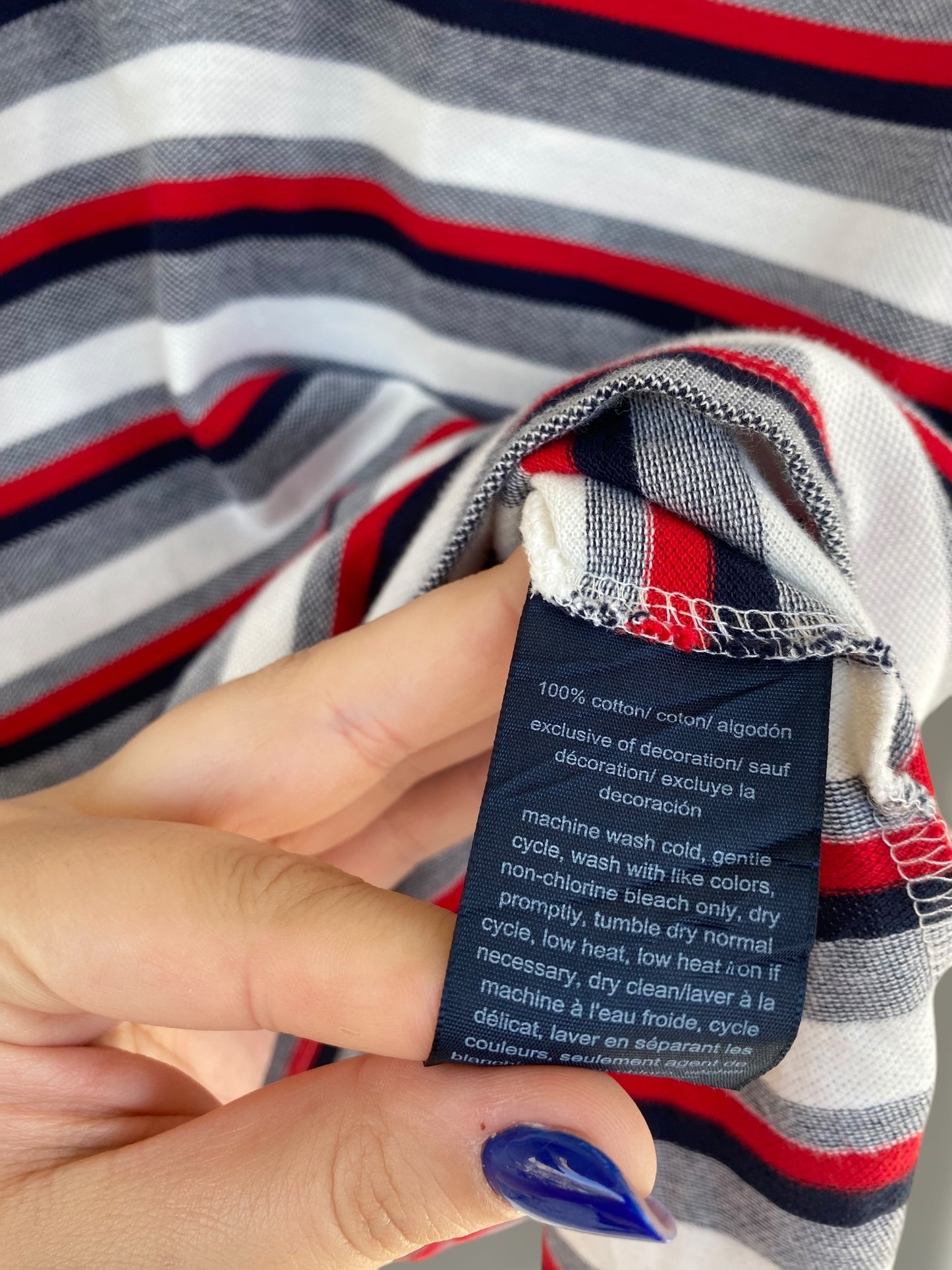 Tommy Hilfiger striped polo shirt