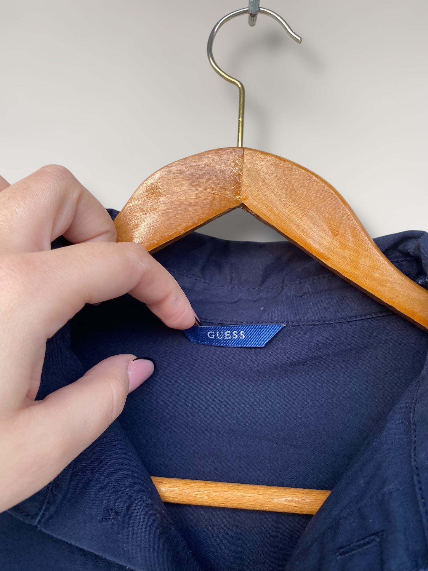 Guess dark blue shirt