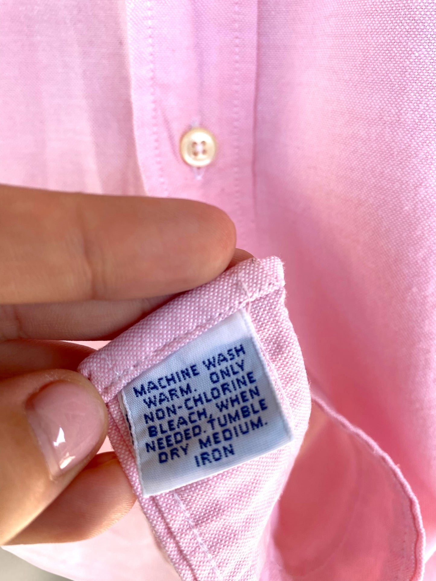 Ralph Lauren soft pink shirt
