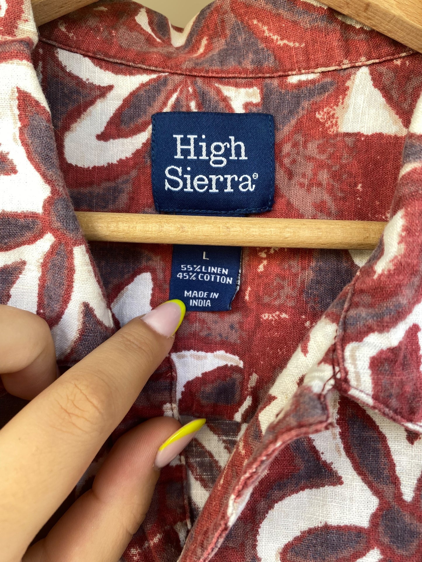 Heavy cotton High Sierra vintage shirt
