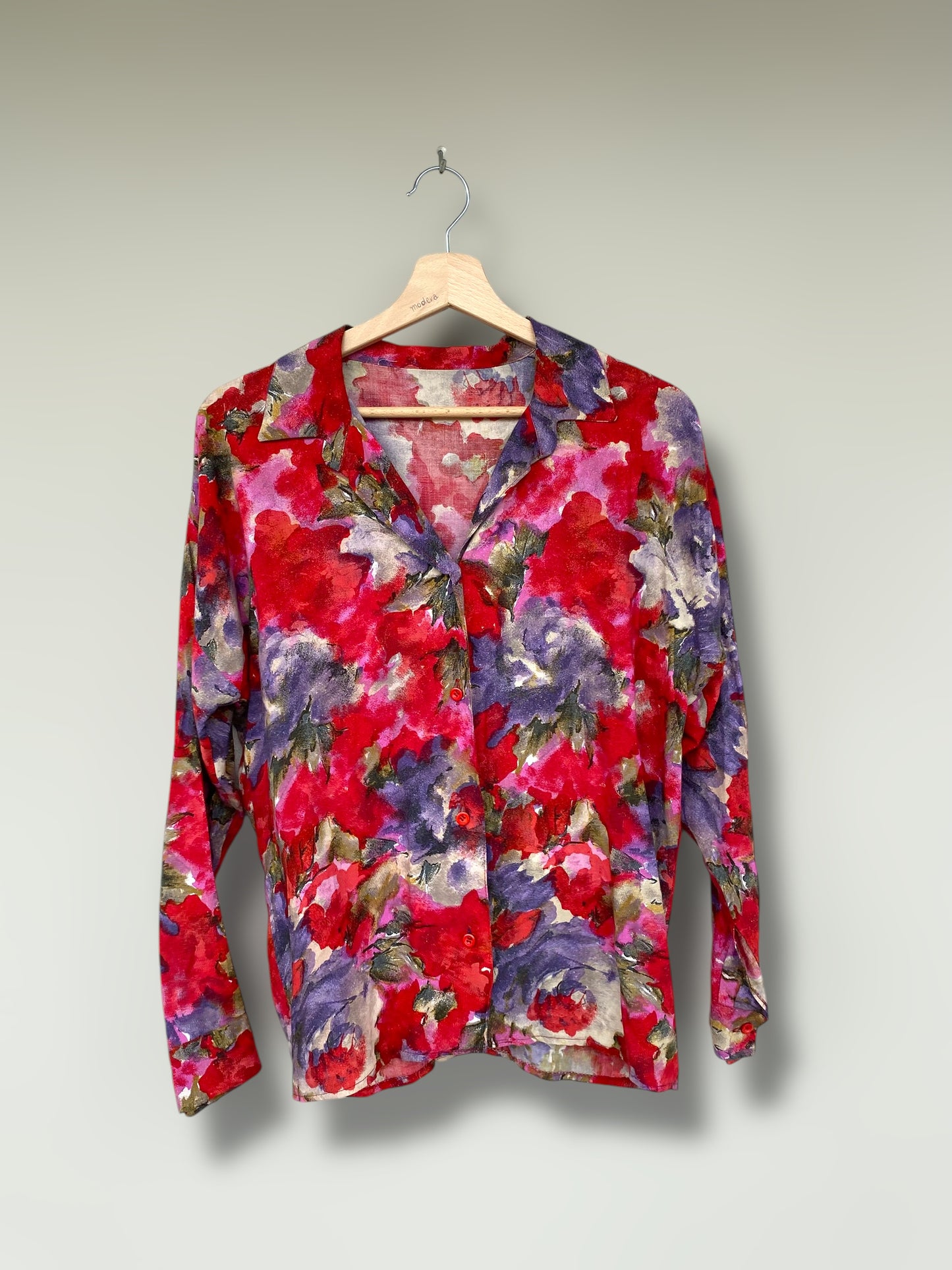 “Aquarella flowers” vintage shirt