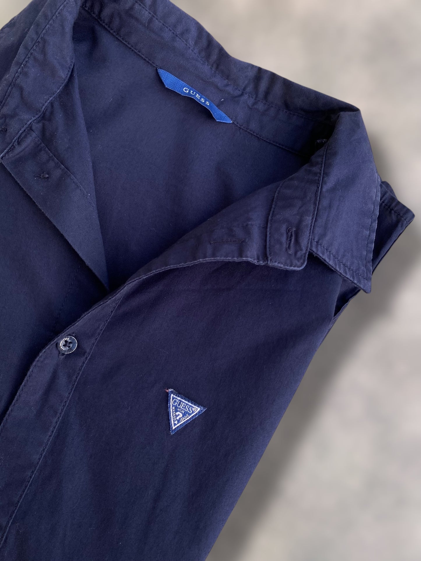 Guess dark blue shirt
