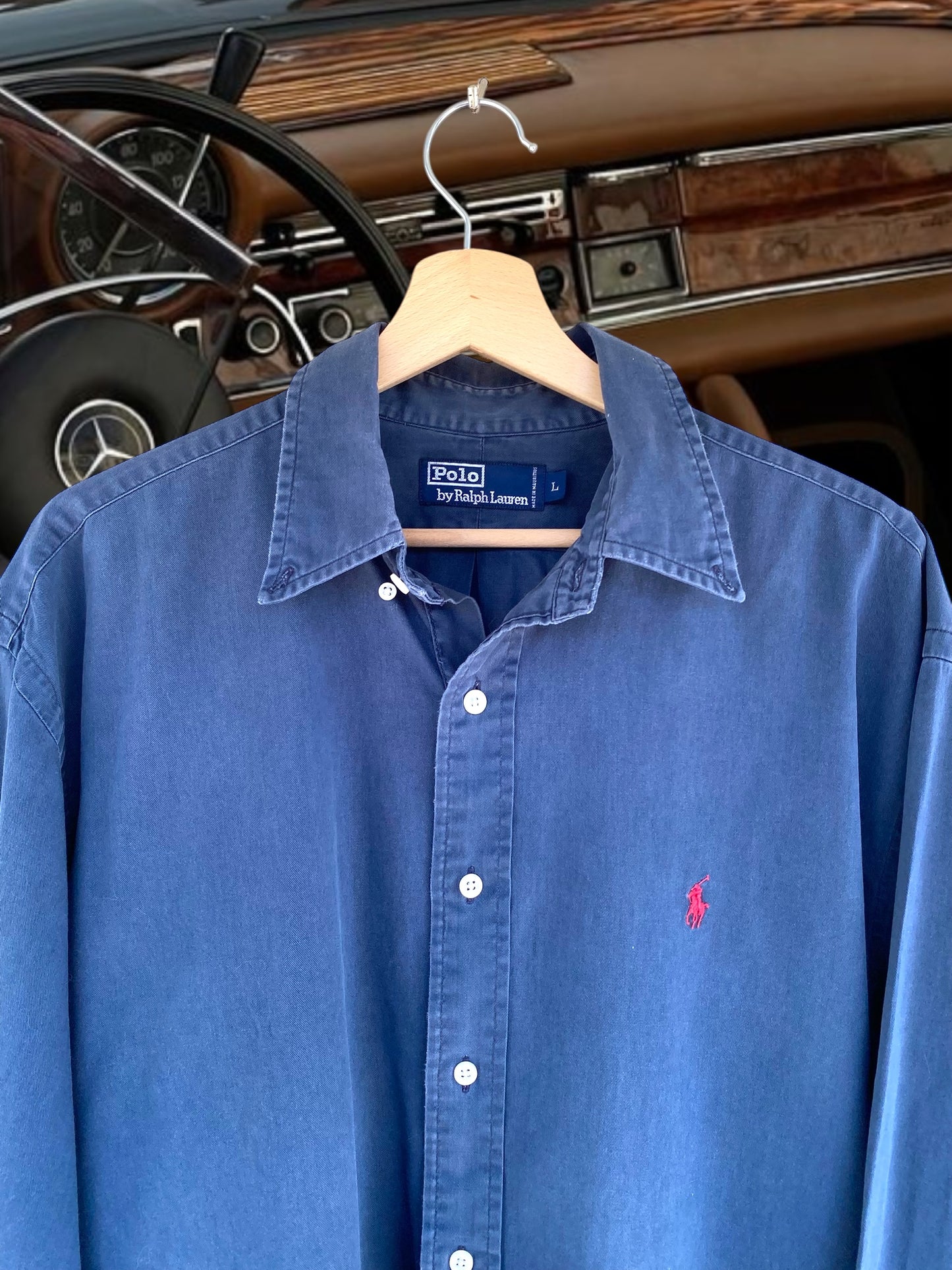 Polo by Ralph Lauren shady blue shirt