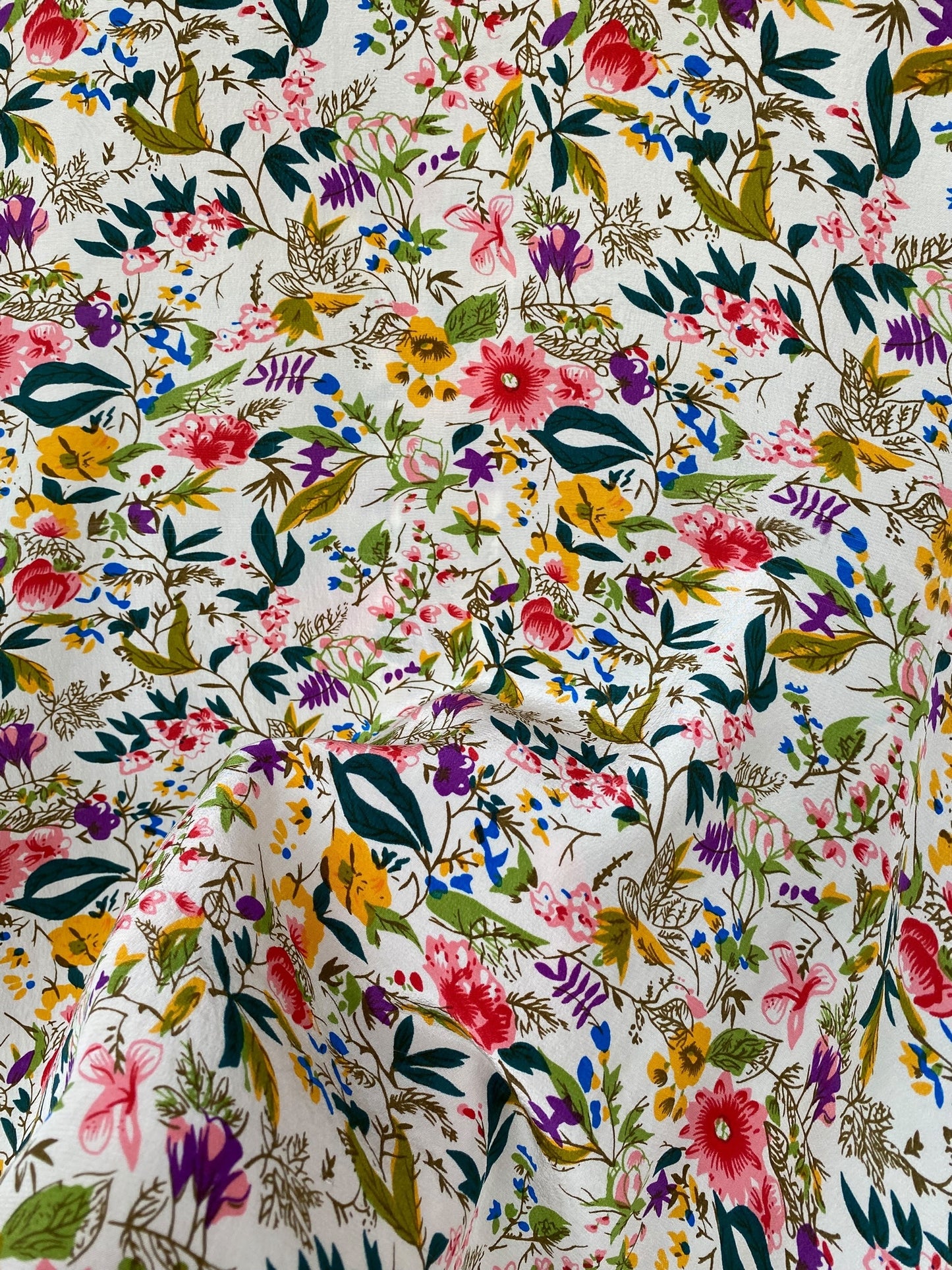 “Silk bouquet” vintage shirt 💐