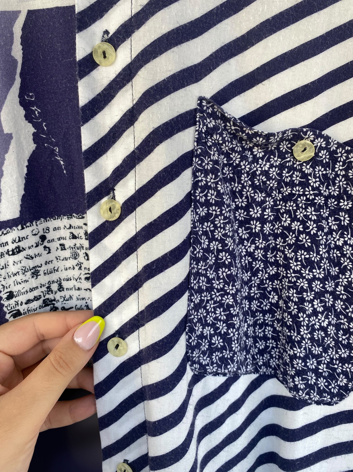 Mixed patches print