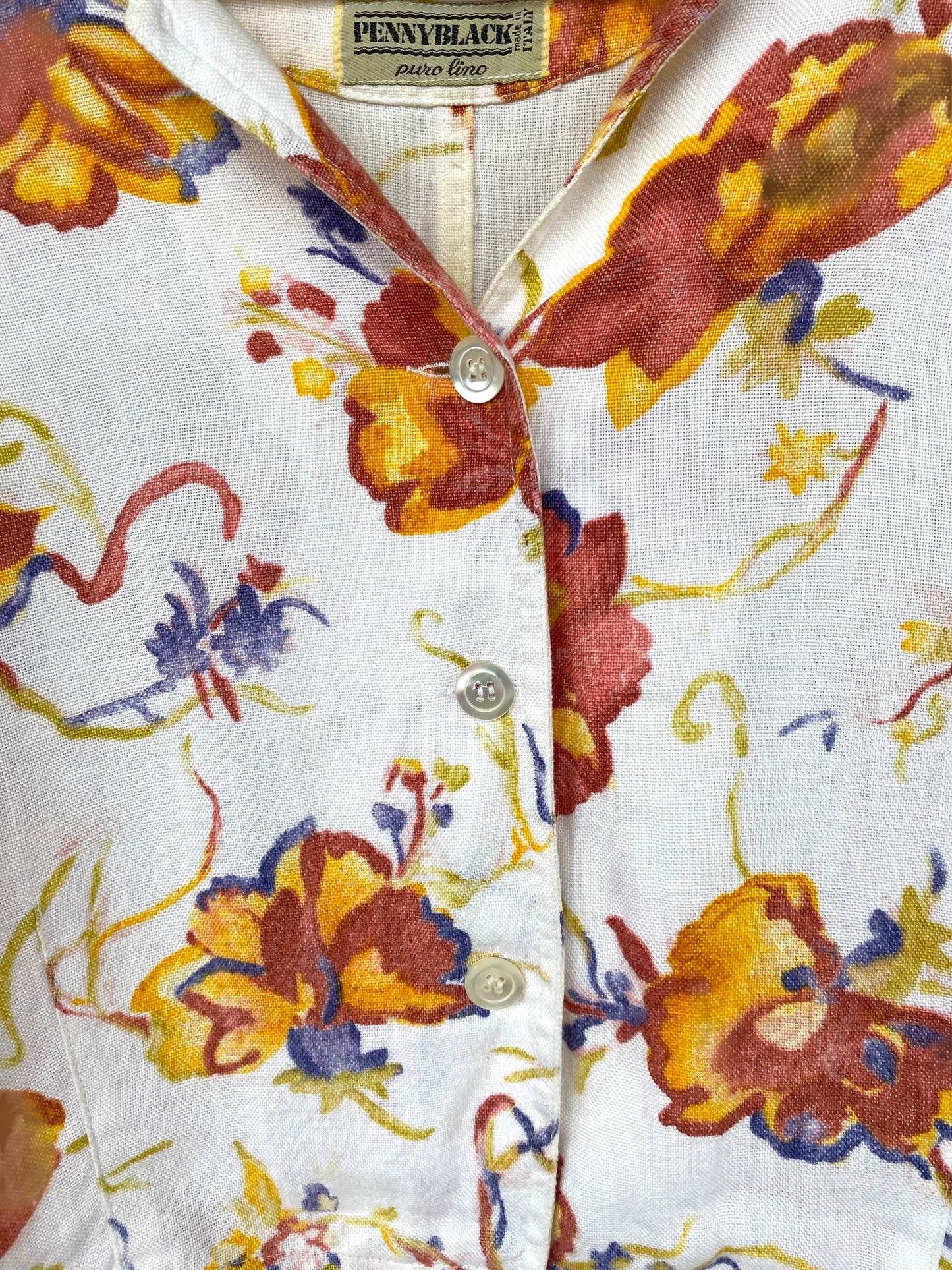 Penny Black pure lino vintage shirt