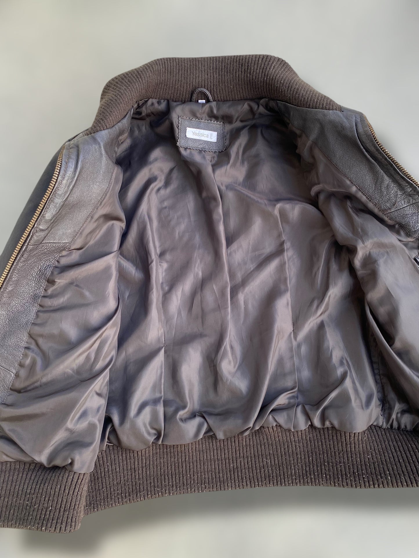 Brown vintage Yessica leather jacket