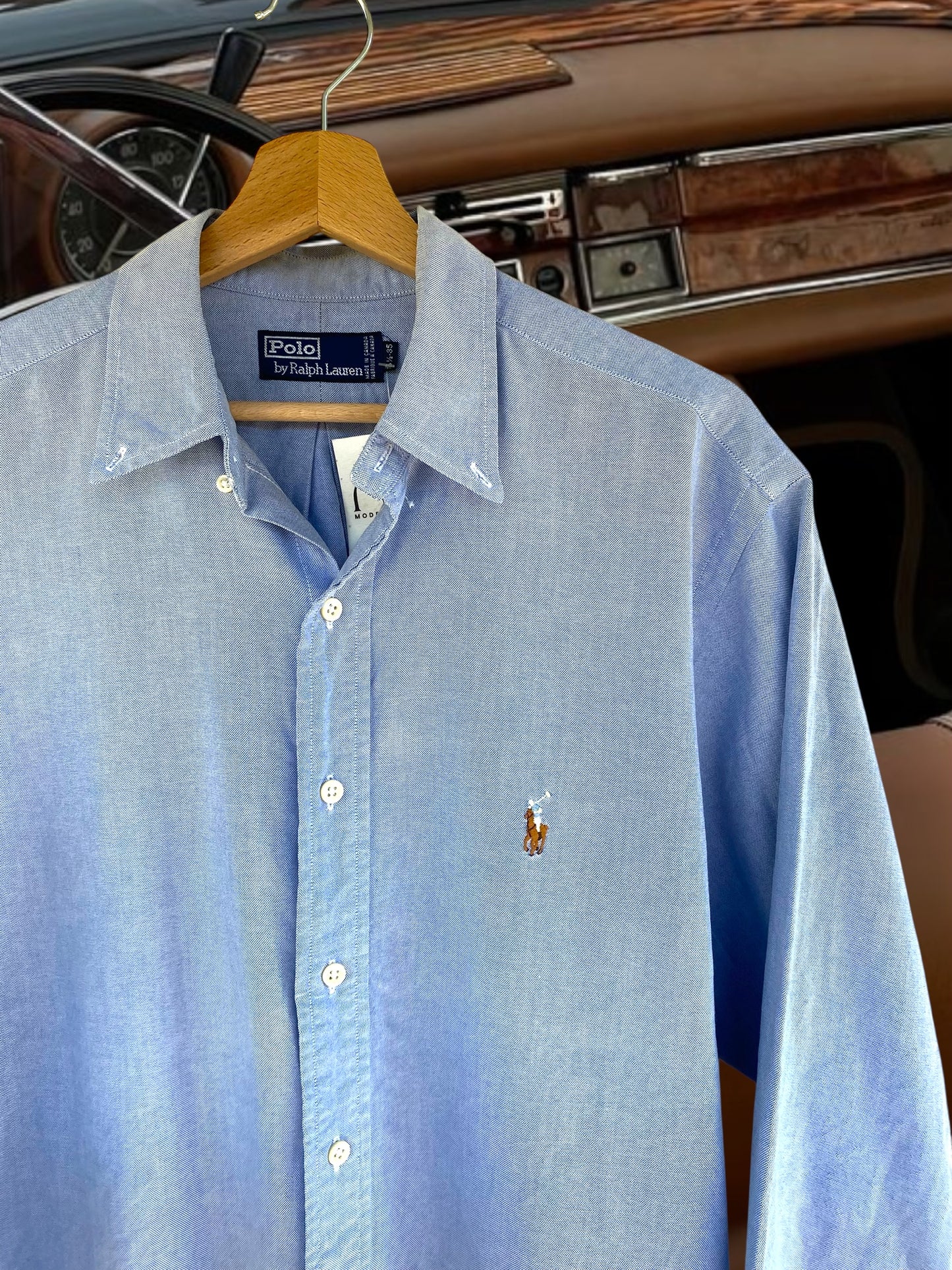 Polo by Ralph Lauren solf blue shirt