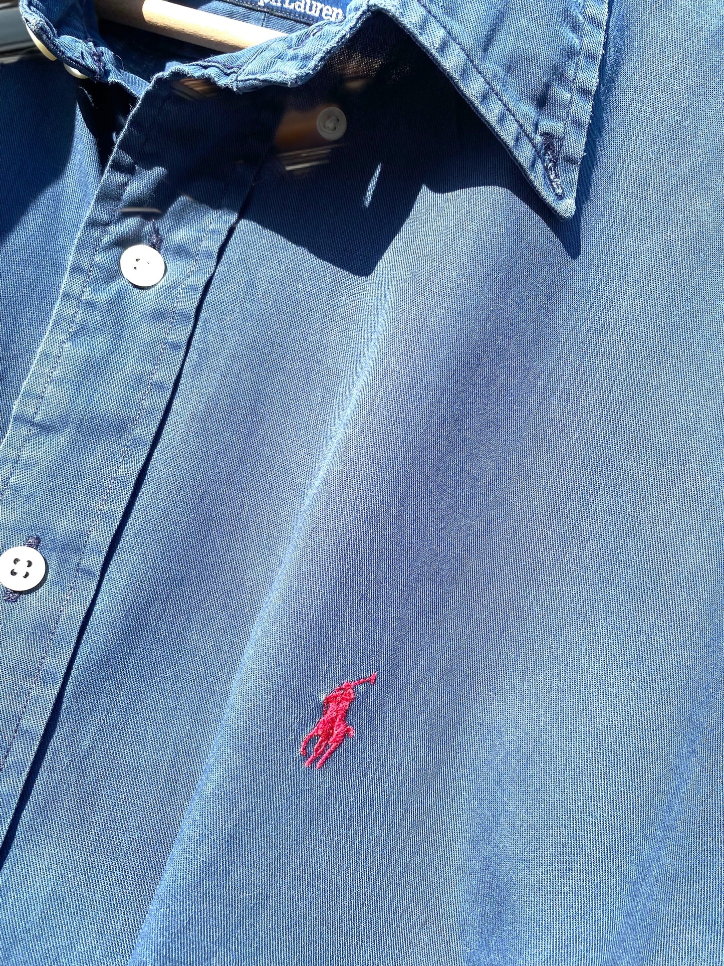 Polo by Ralph Lauren shady blue shirt
