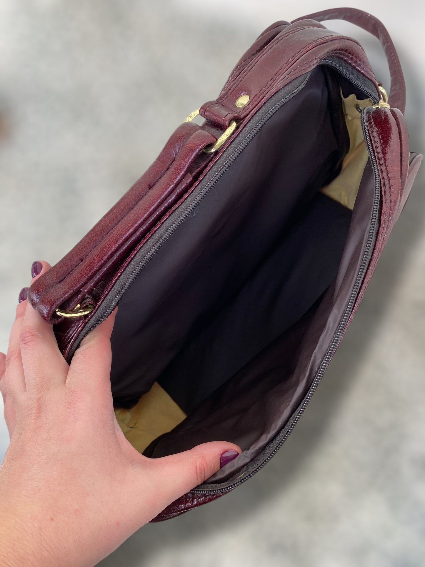 90s Globe Trotter office bag