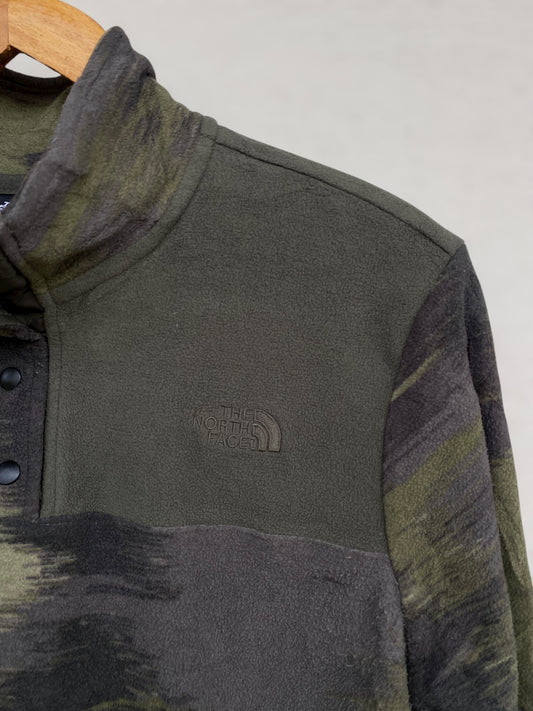 The North Face soft military print fleece (M)