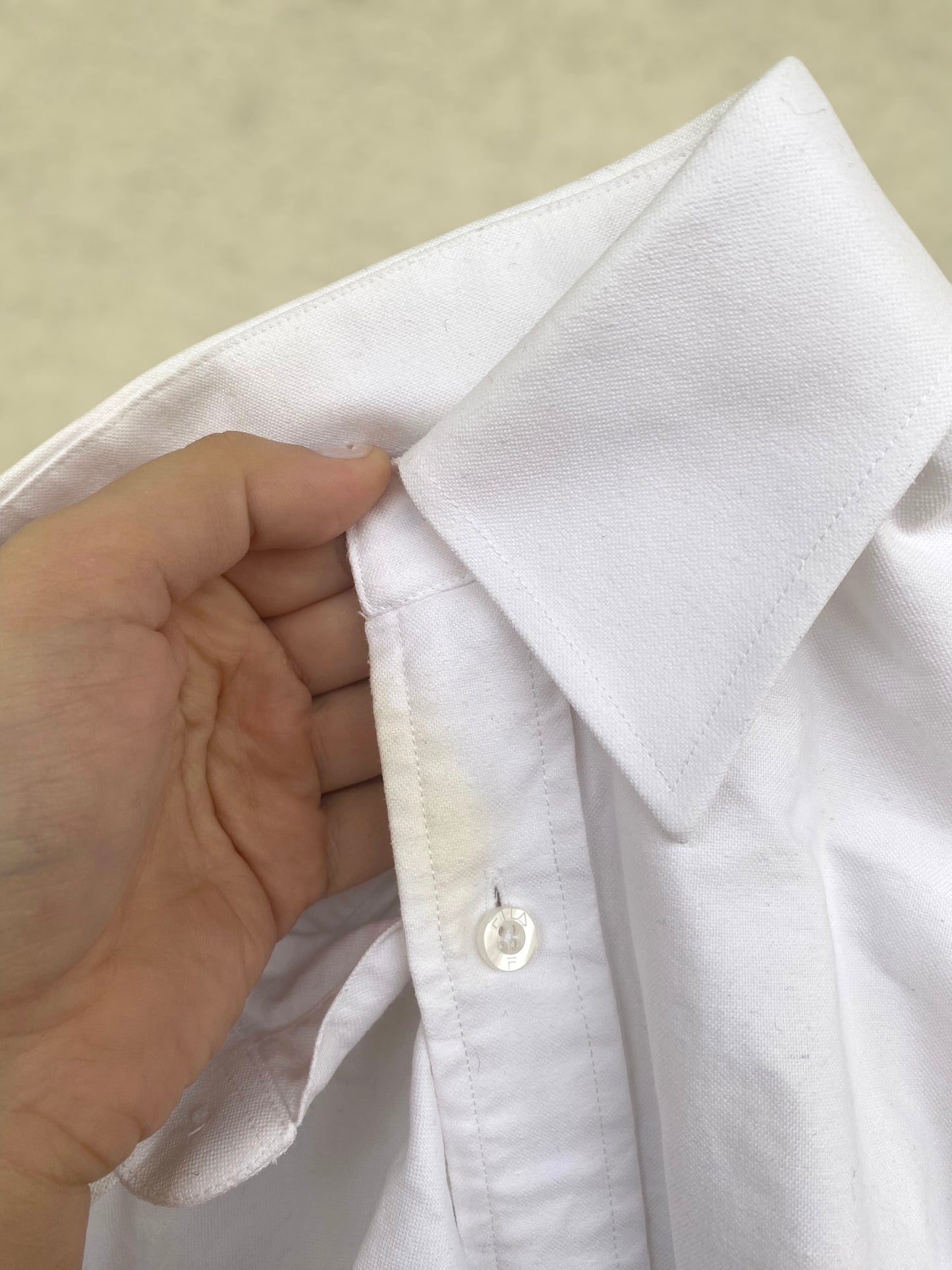 Fila vintage heavy cotton white shirt