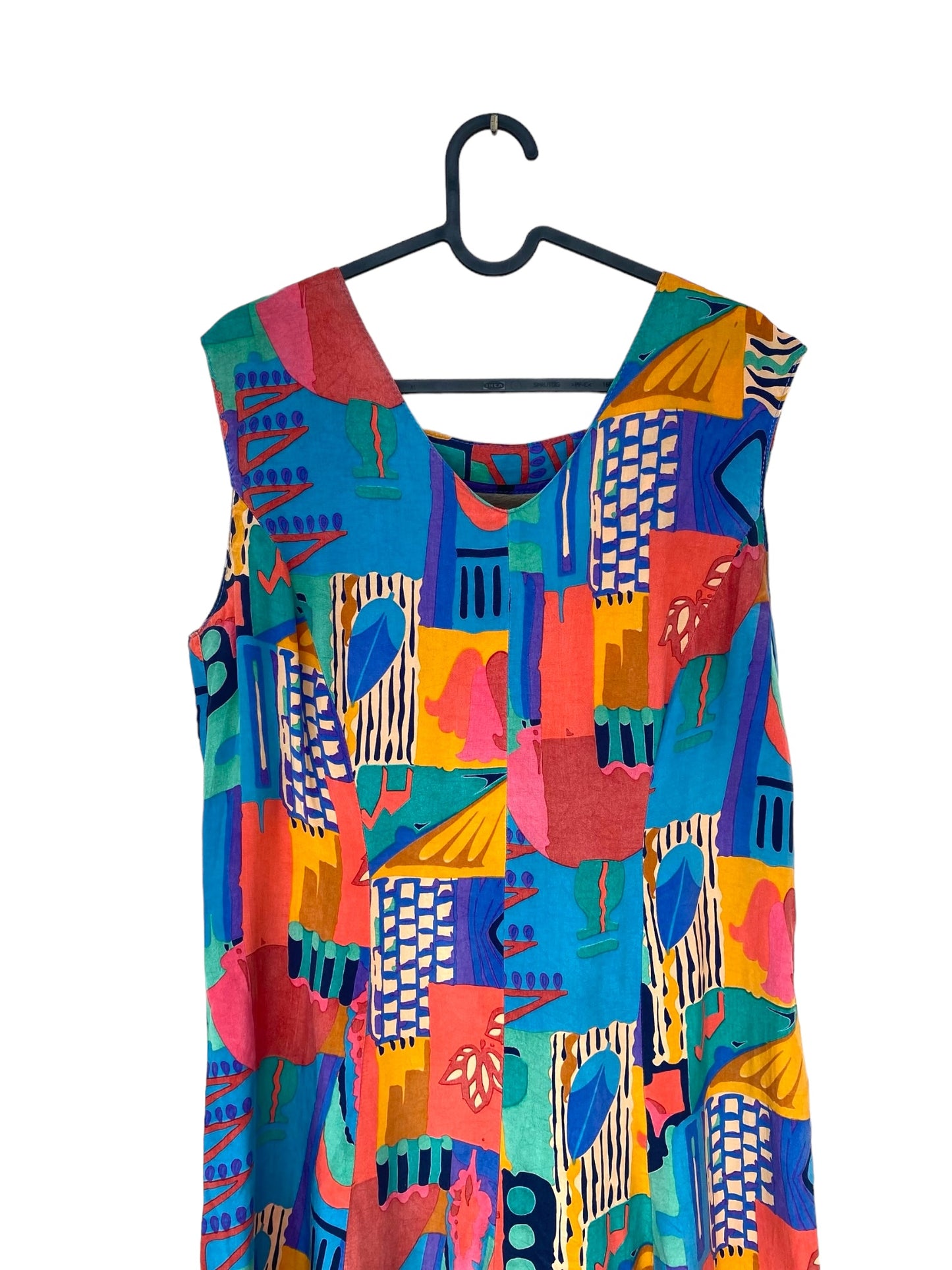 90s colourful dress