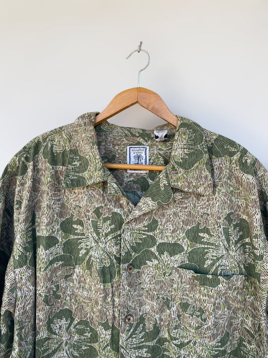 “Tropical nature” Hawaiian vintage shirt