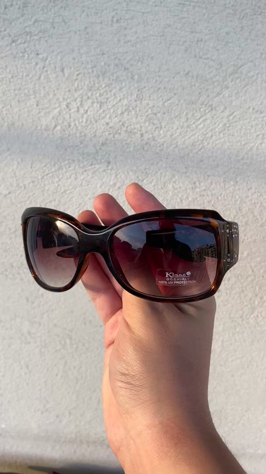 Vintage brown tortoise Klass sunglasses