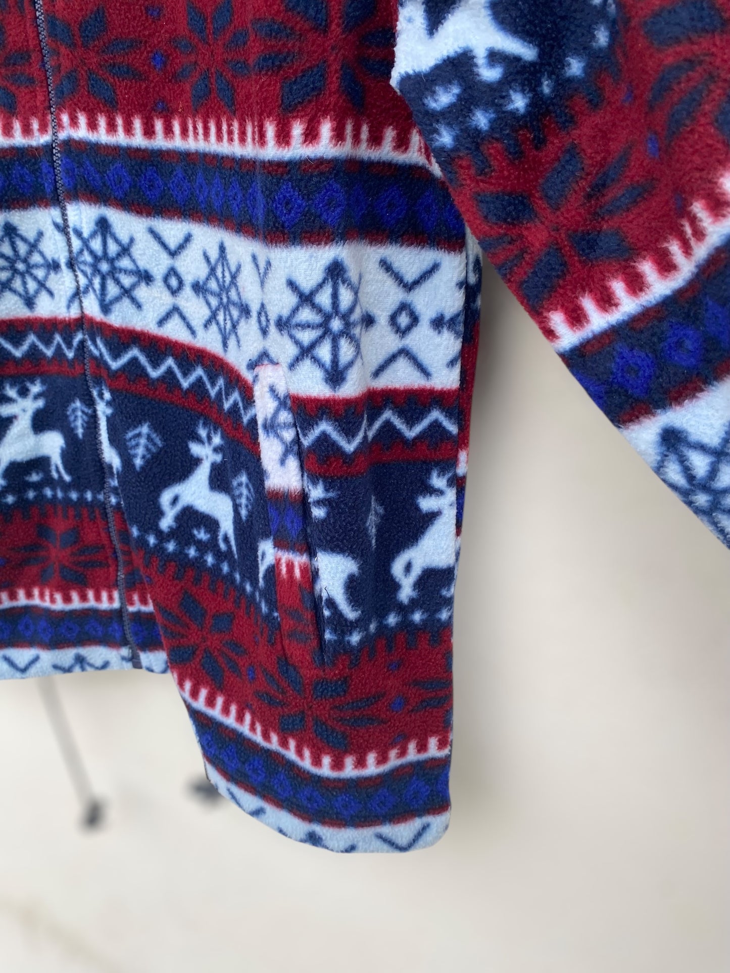 Winter Rudolph fleece