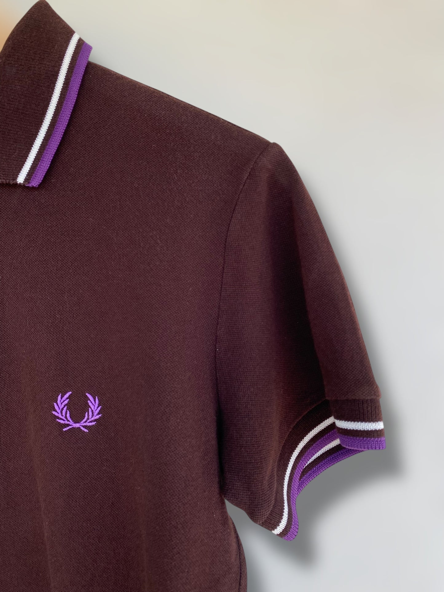 Fred Perry brown polo shirt