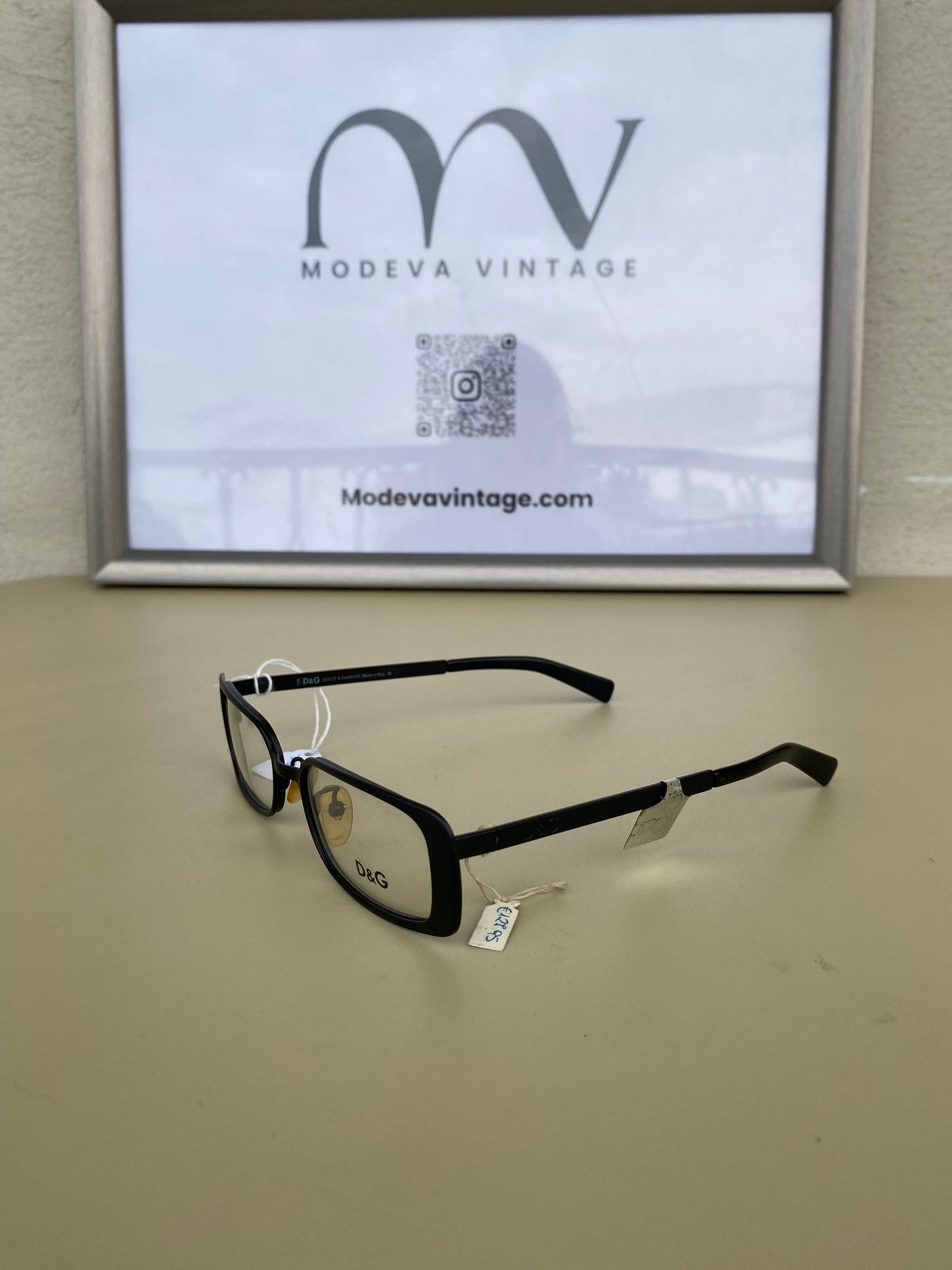 Vintage D&G black eyeglasses