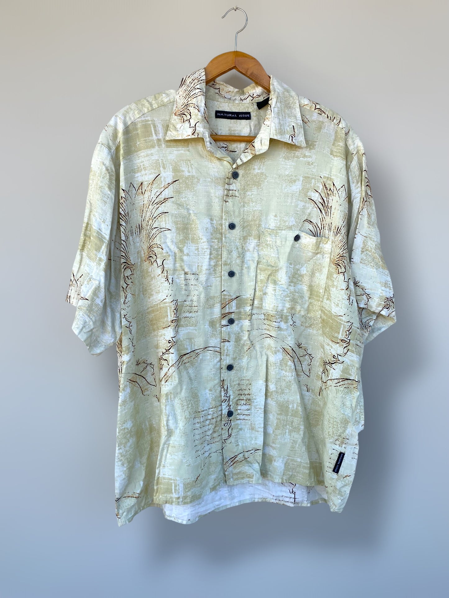 Creamy Hawaiian vintage shirt by natural Issue