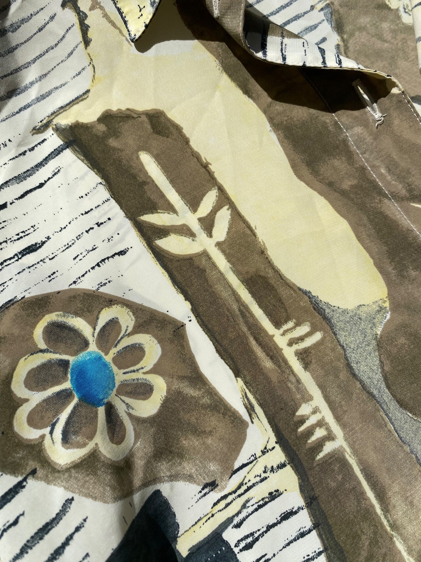 “Flowers on a wall” vintage shirt