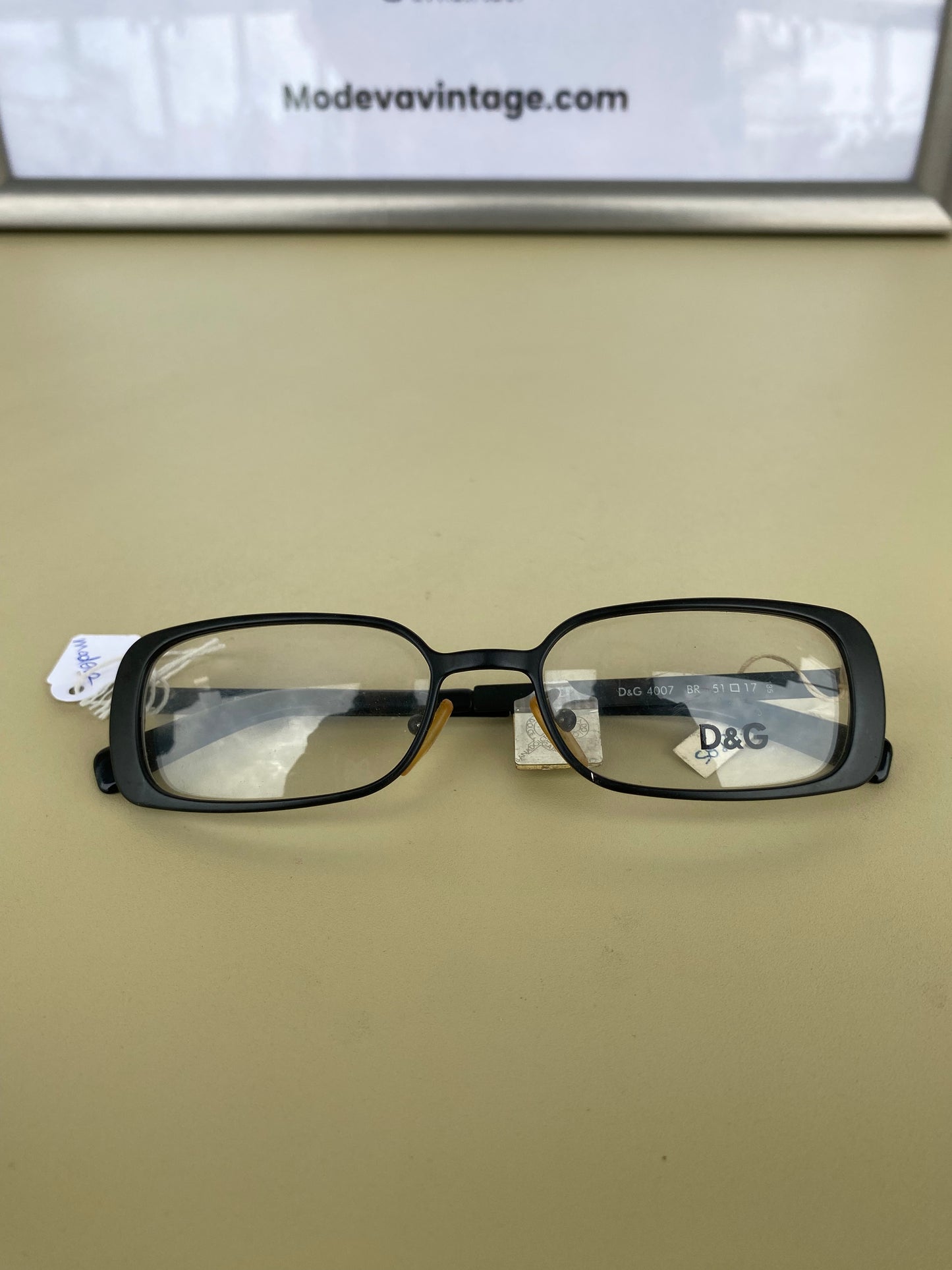 Vintage D&G black eyeglasses