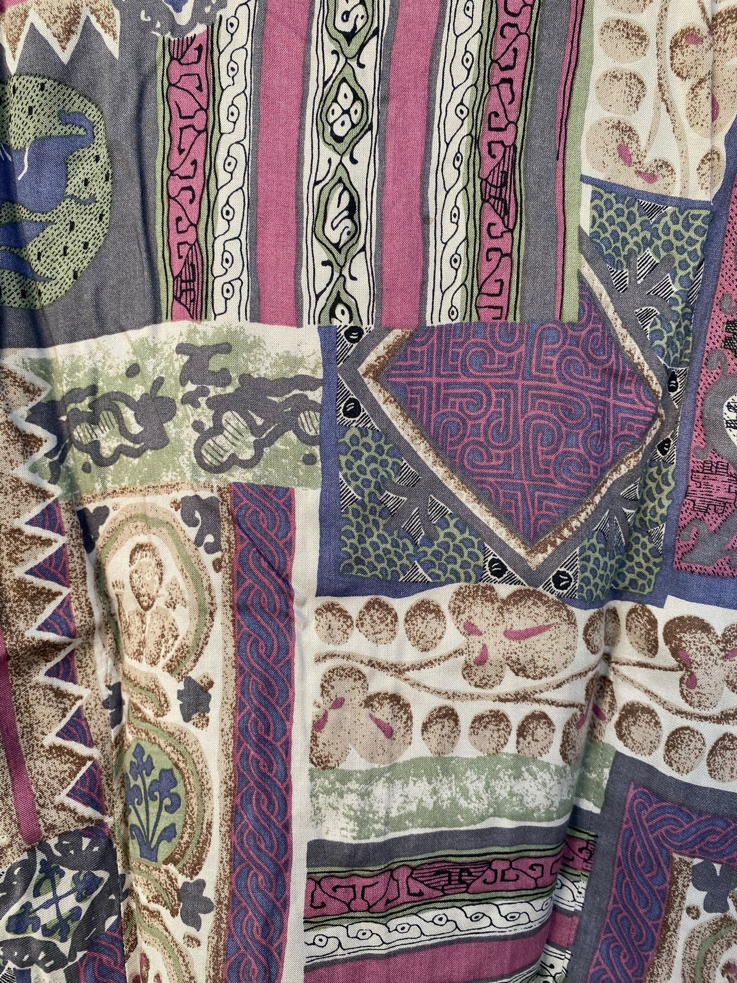 Vintage mix print shirt