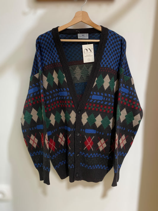 Grandpa style vintage cardigan