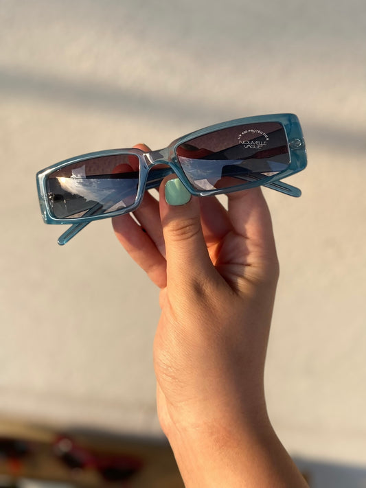 Vintage Nouvelle Vague blue sunglasses