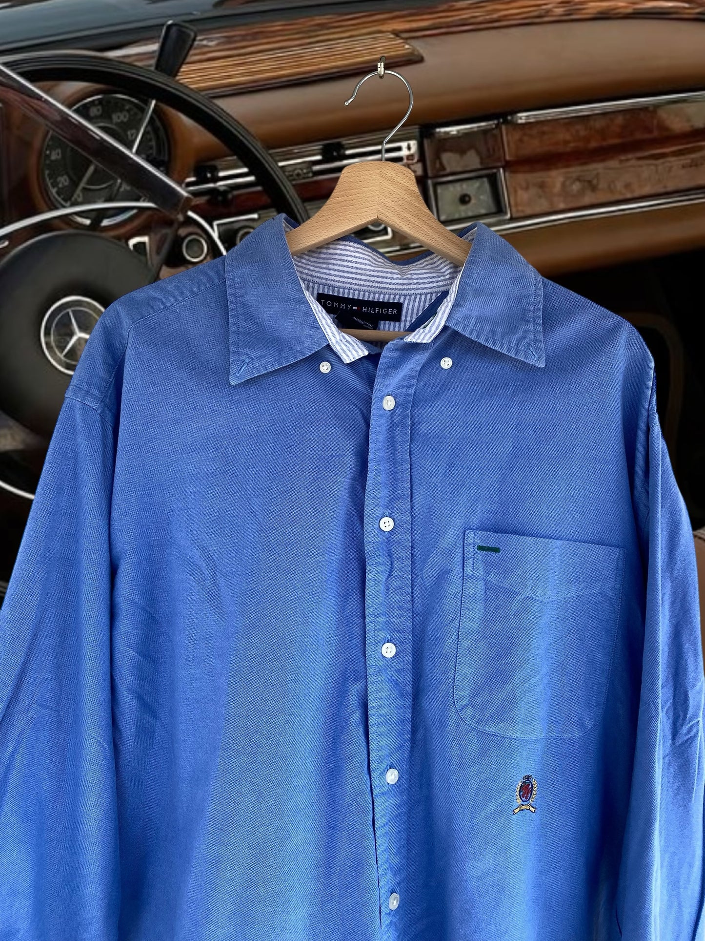 Tommy Hilfiger casual blue shirt