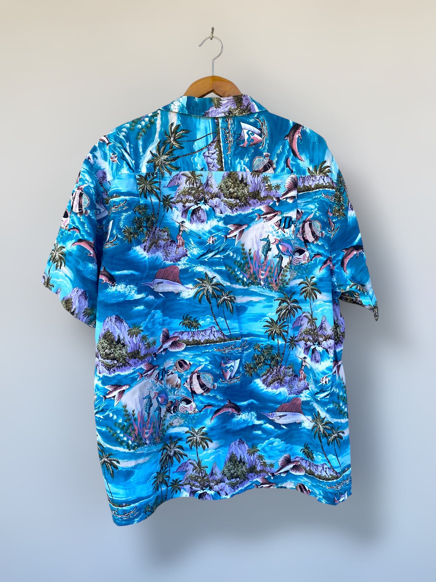 “Hawaiian bottom” vintage original Hawaiian Shirt