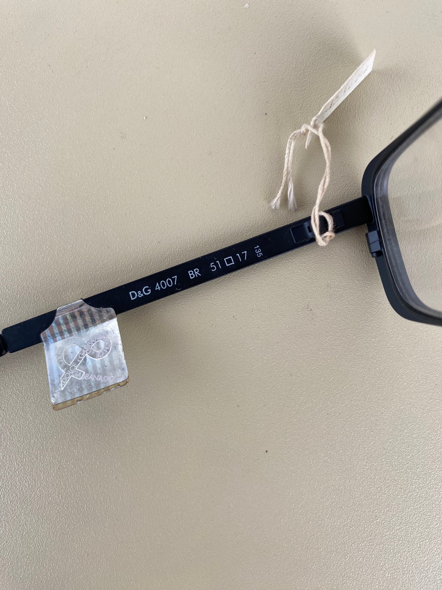 Vintage D&G black eyeglasses