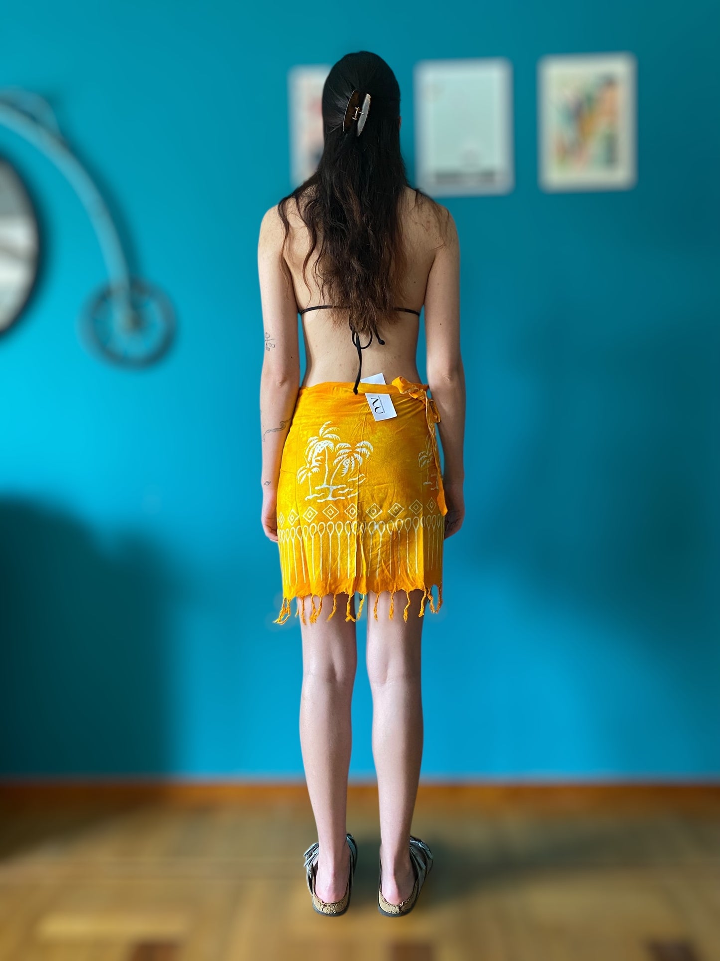 Vintage yellow pareo
