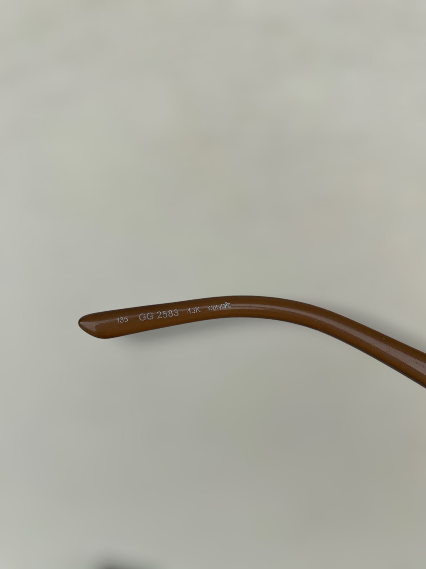Gucci vintage eyeglasses in sweet brown