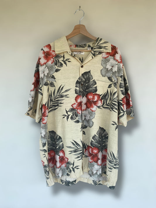 Caribbean vintage silk shirt