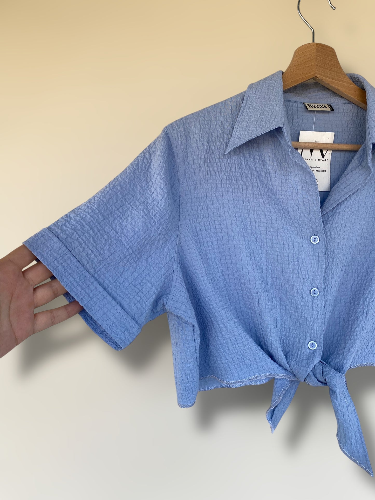 Yessica vintage cropped shirt