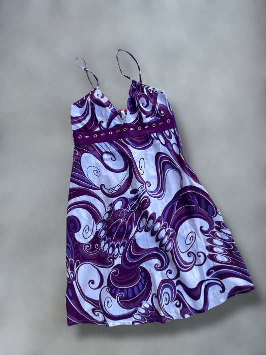 Illusion patterns 00s dress