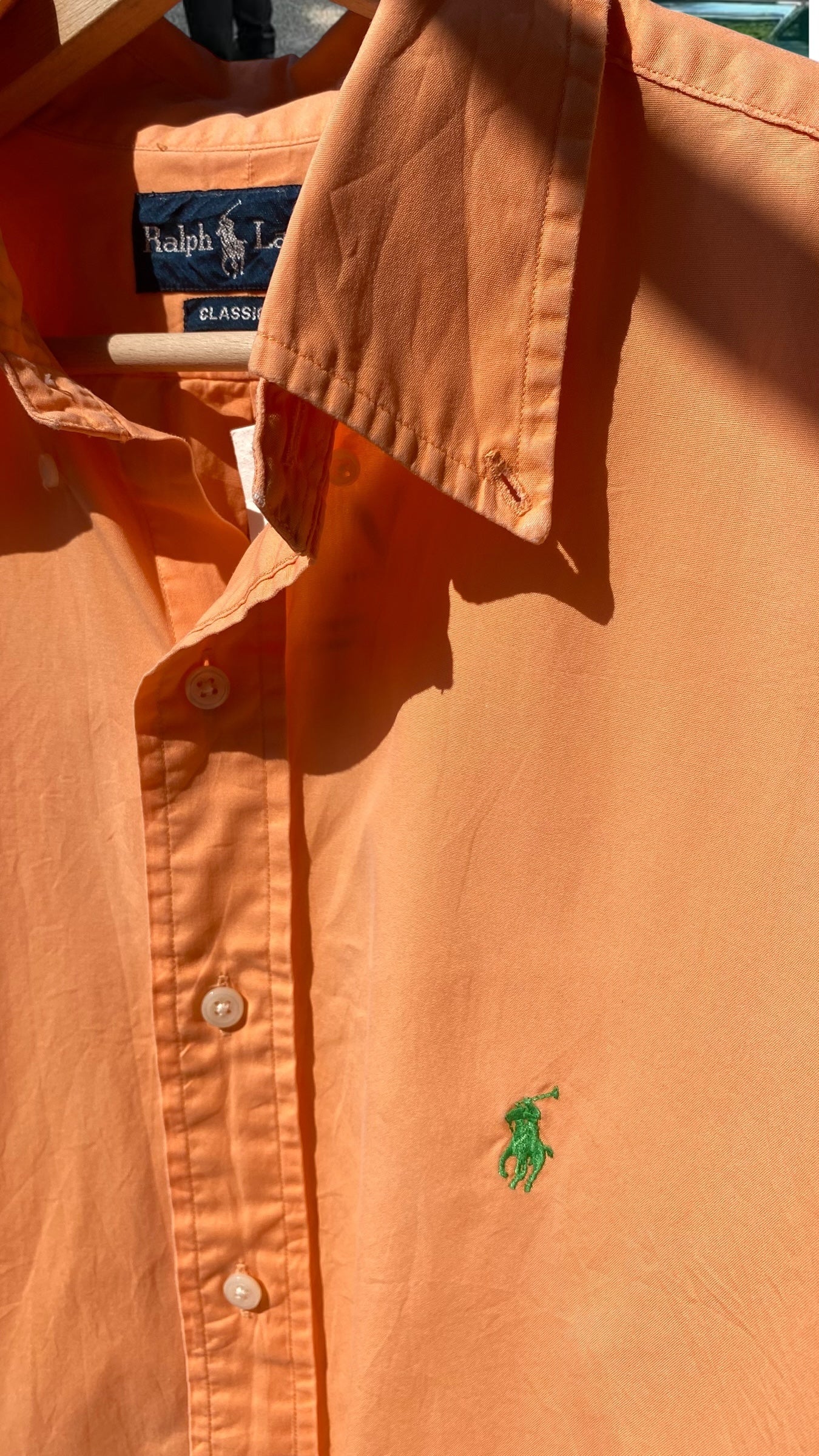Ralph Lauren in salmon color T-shirt
