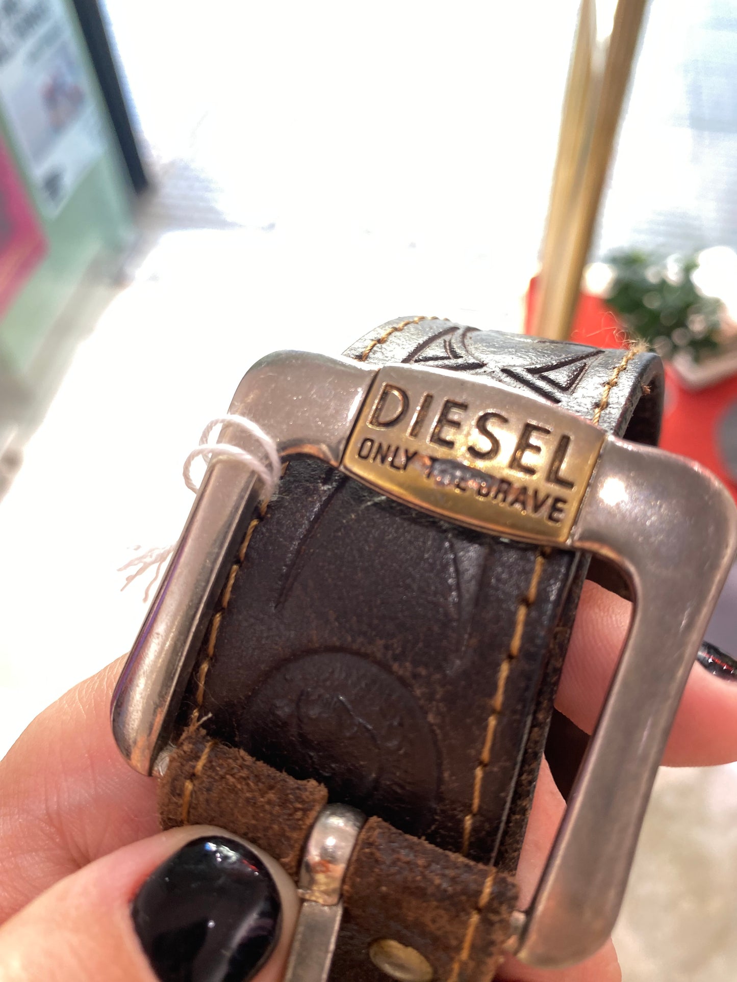 Vintage Diesel leather belt