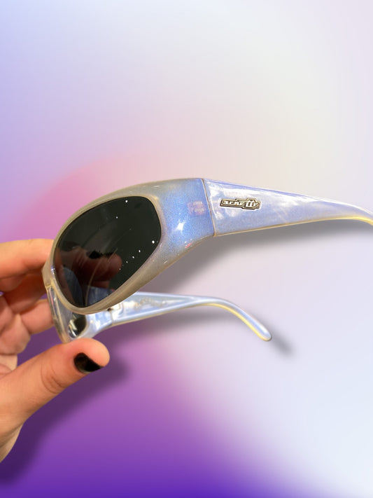 Deadstock vintage Arnette Catfish iridescent sunglasses