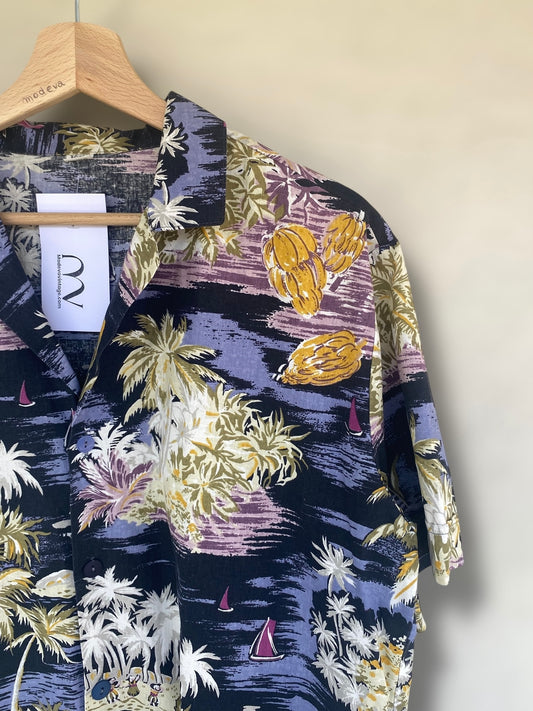Hawaiian bananas vintage cotton shirt