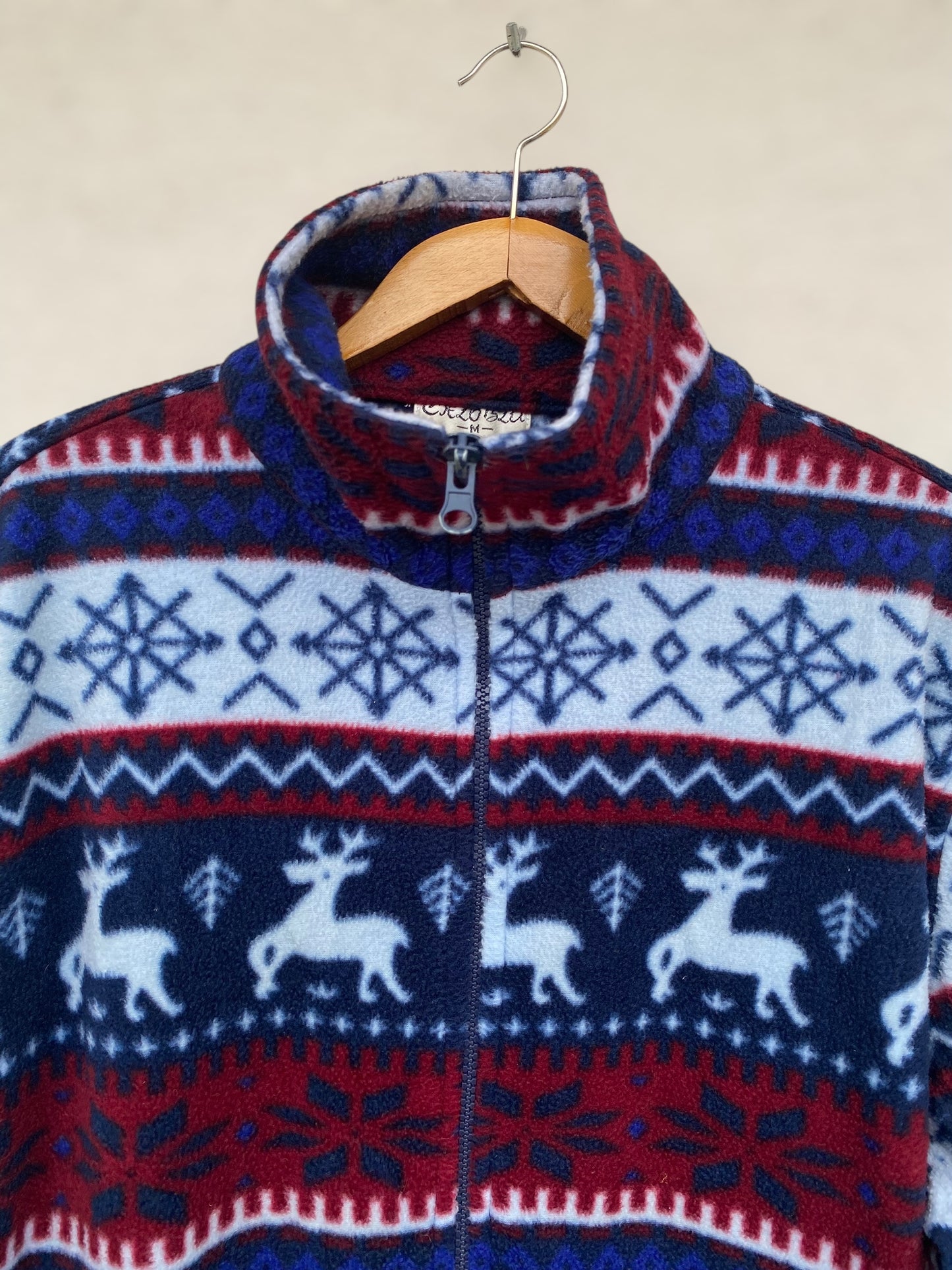 Winter Rudolph fleece