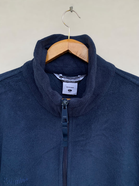 Dark blue Columbia fleece (L)