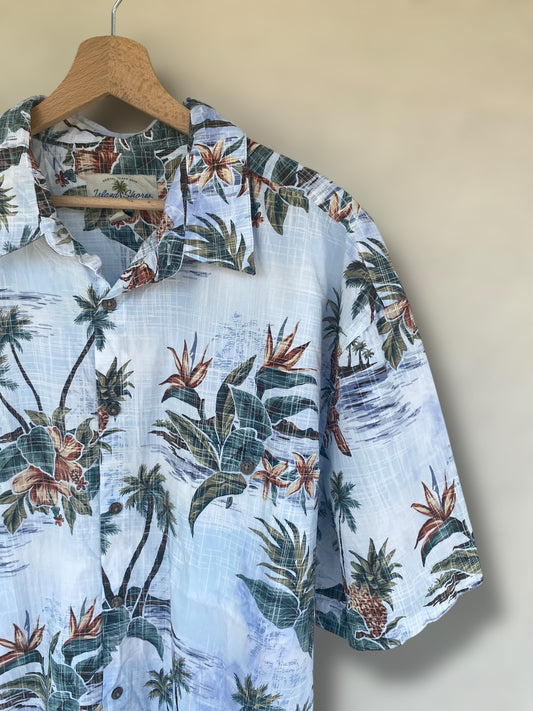 Hawaiian island vintage cotton shirt