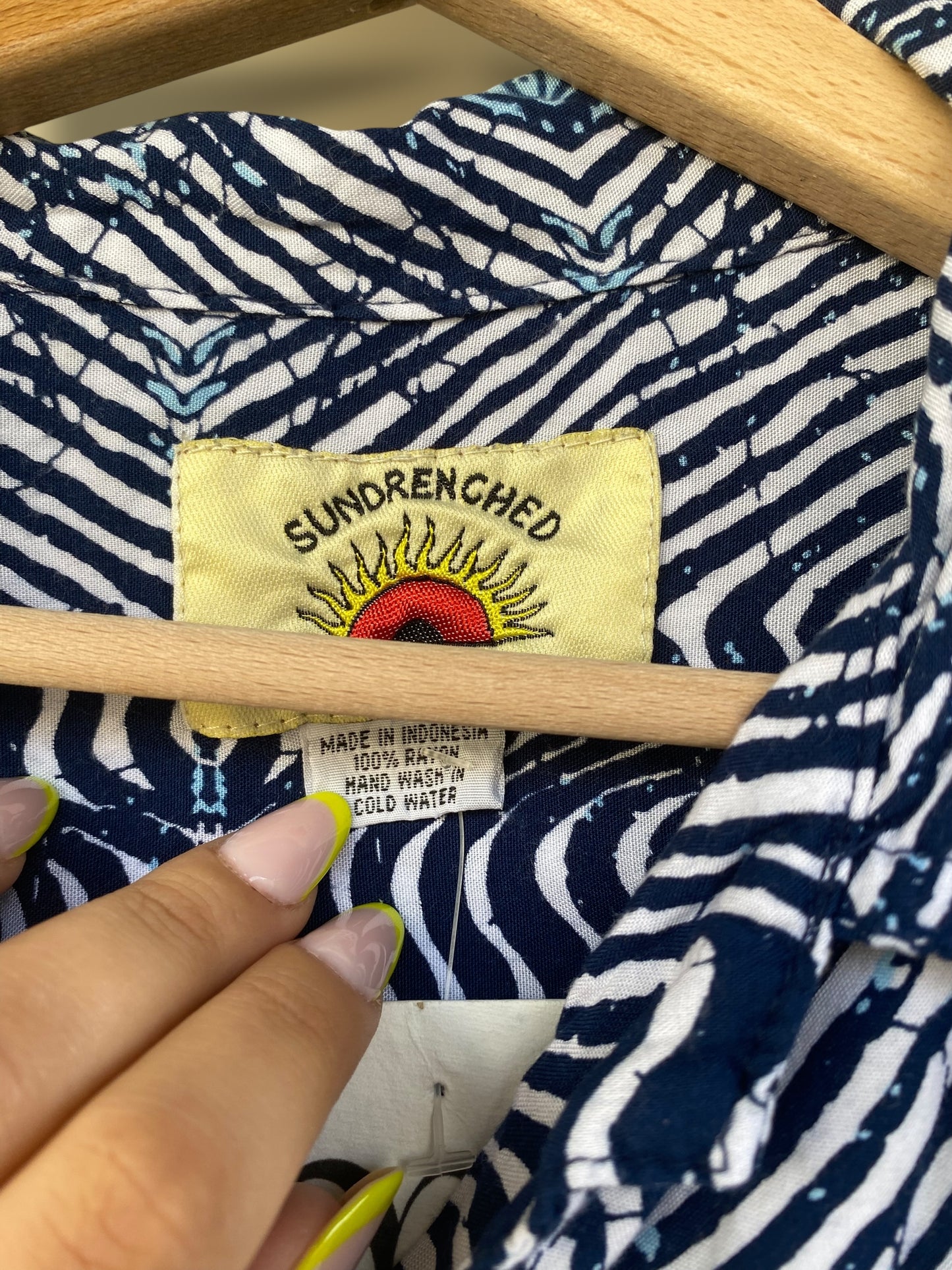 Illusion print vintage shirt