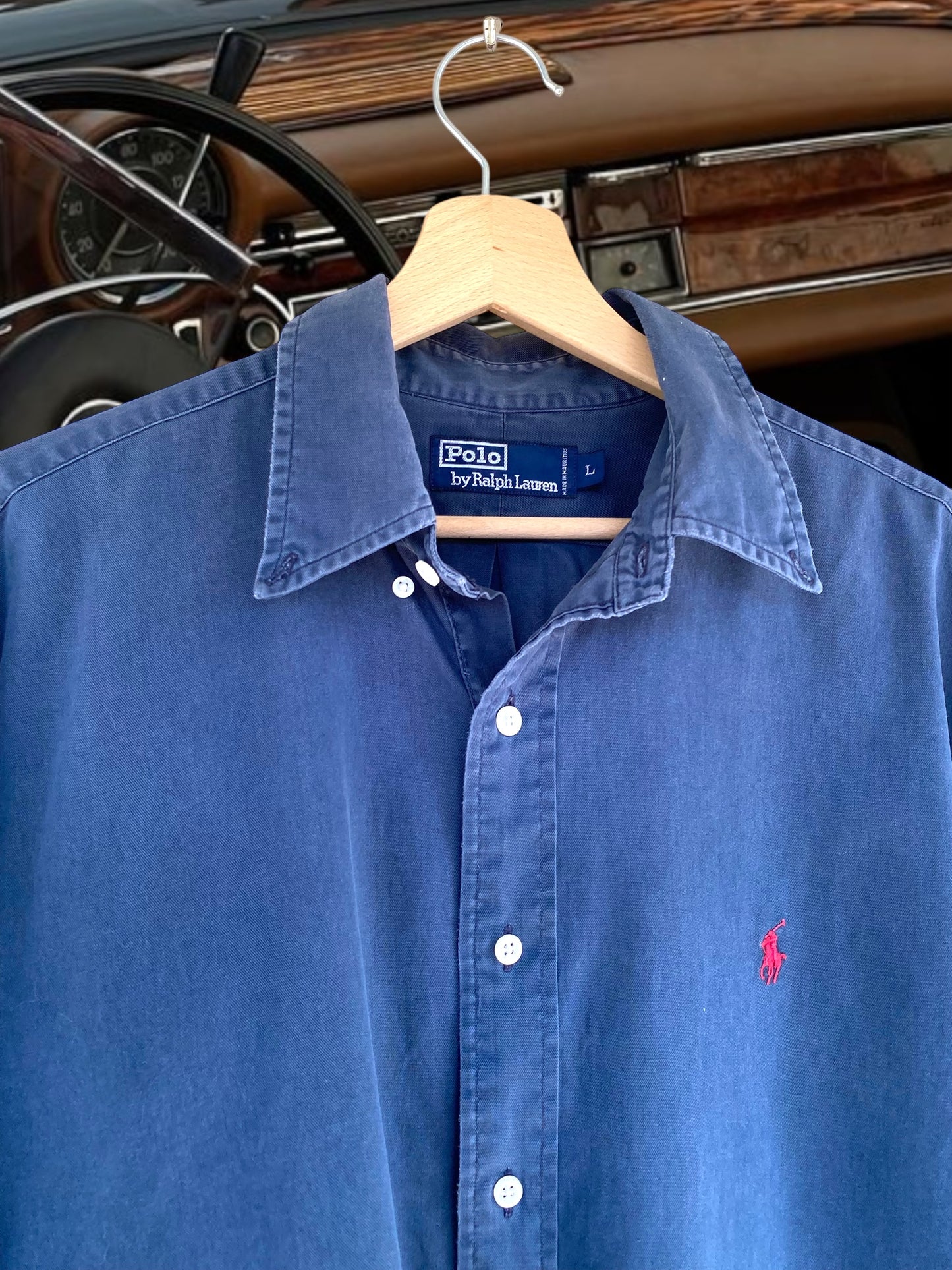 Polo by Ralph Lauren shady blue shirt