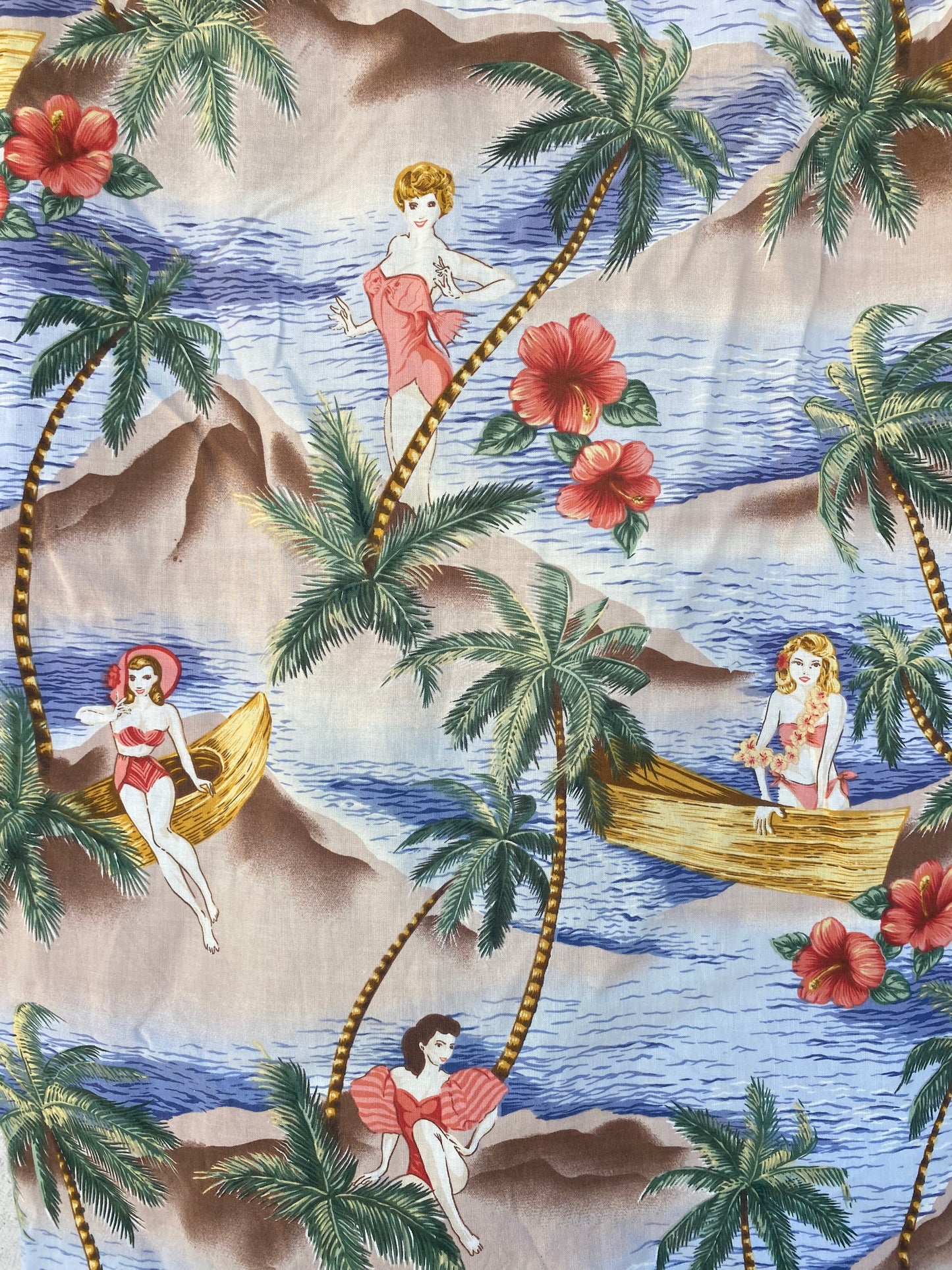 “Hawaiian woman” vintage shirt