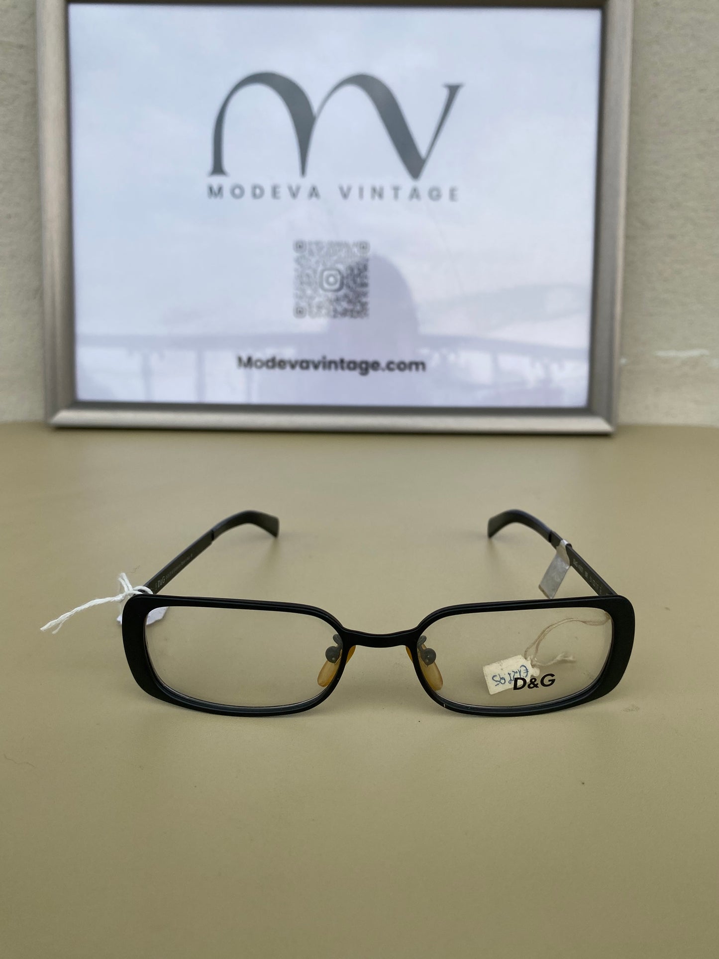Vintage D&G black eyeglasses