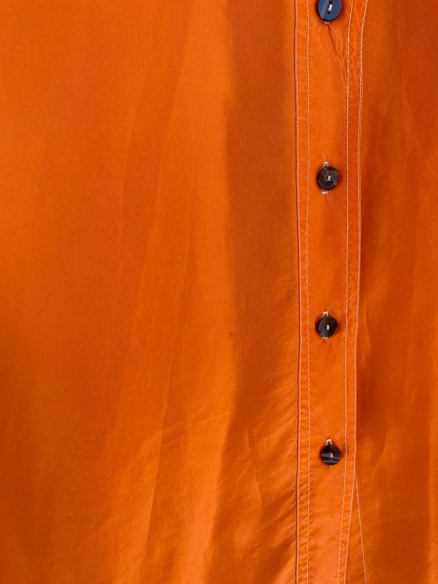 “Mandarin” silk vintage shirt
